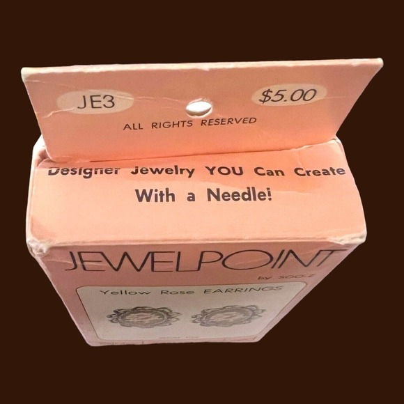 Jewelpoint Crewel Earring Craft Set - Picture 2 of 7